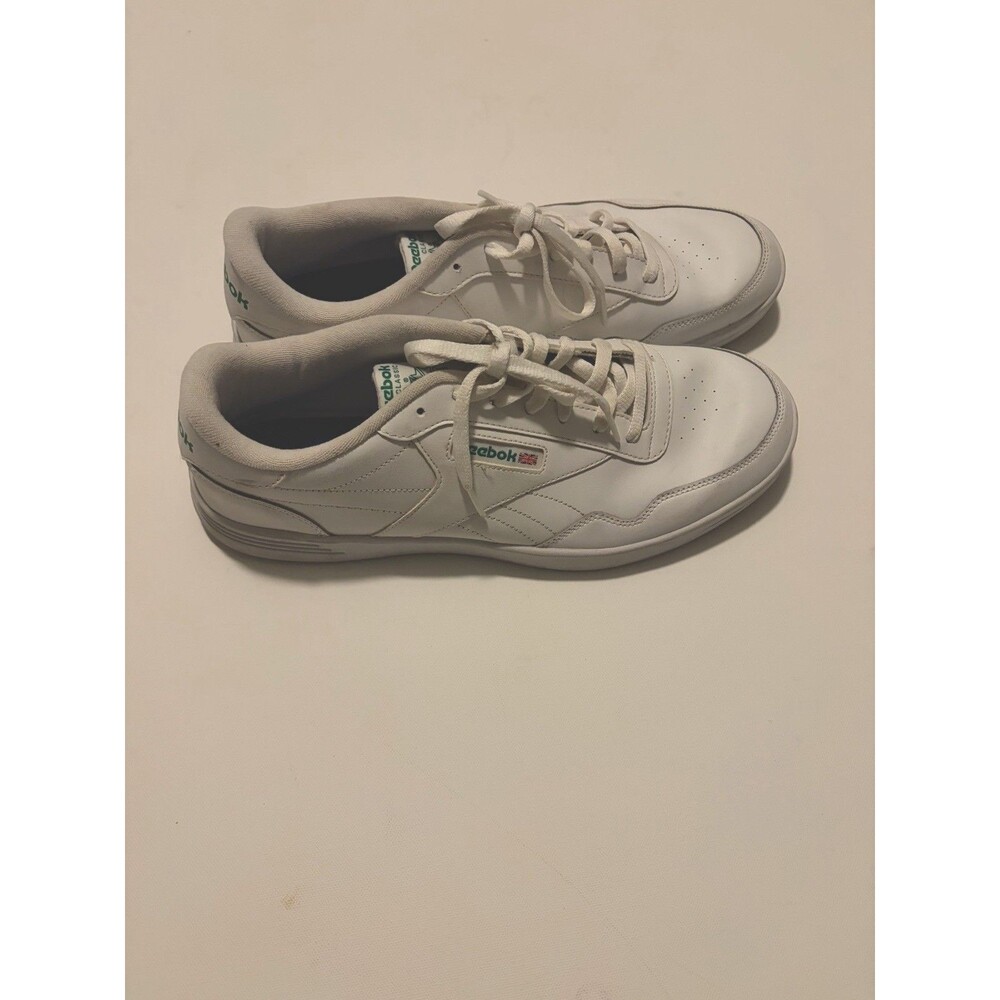 Reebok Comfort Footbed By Ortholite Sneaker Mens White With Green Text Size 13
